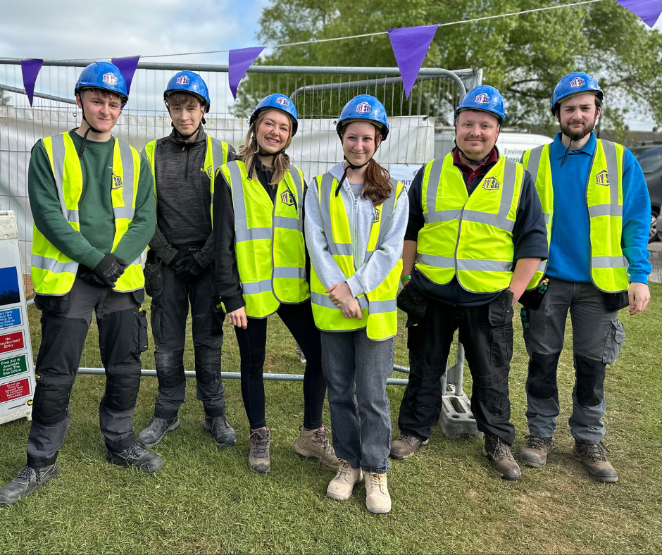 Students help to build a Youth Hub for local charity 